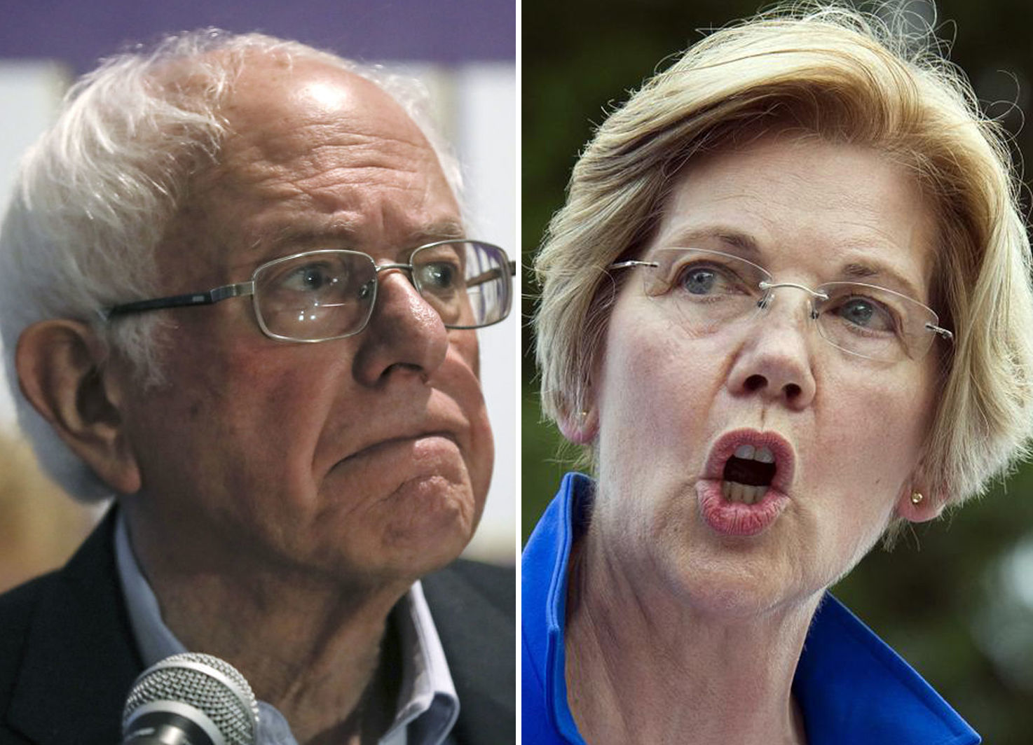 Bernie Sanders and Elizabeth Warren
